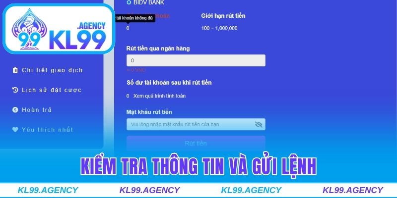 Nhấn xác nhận để hoàn tất 